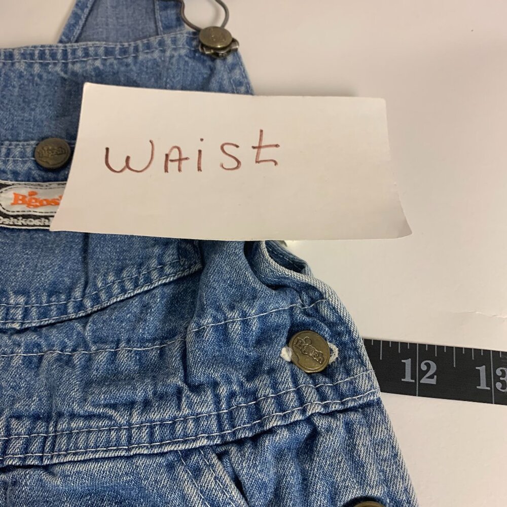 Oshkosh B'gosh Vintage Denim Blue Overall Dress Appliqued Cameron Collection 2T - Picture 8 of 8
